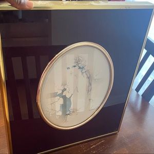 Glossy wall art frame